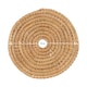 image 3 of Argon Tableware 12 Piece Round Woven Palm Leaf Placemats & Coasters Set | Brown | Brown