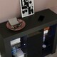 image 4 of Vida Designs Azura 1 Door LED Large Sideboard Buffet Cabinet Storage, Black