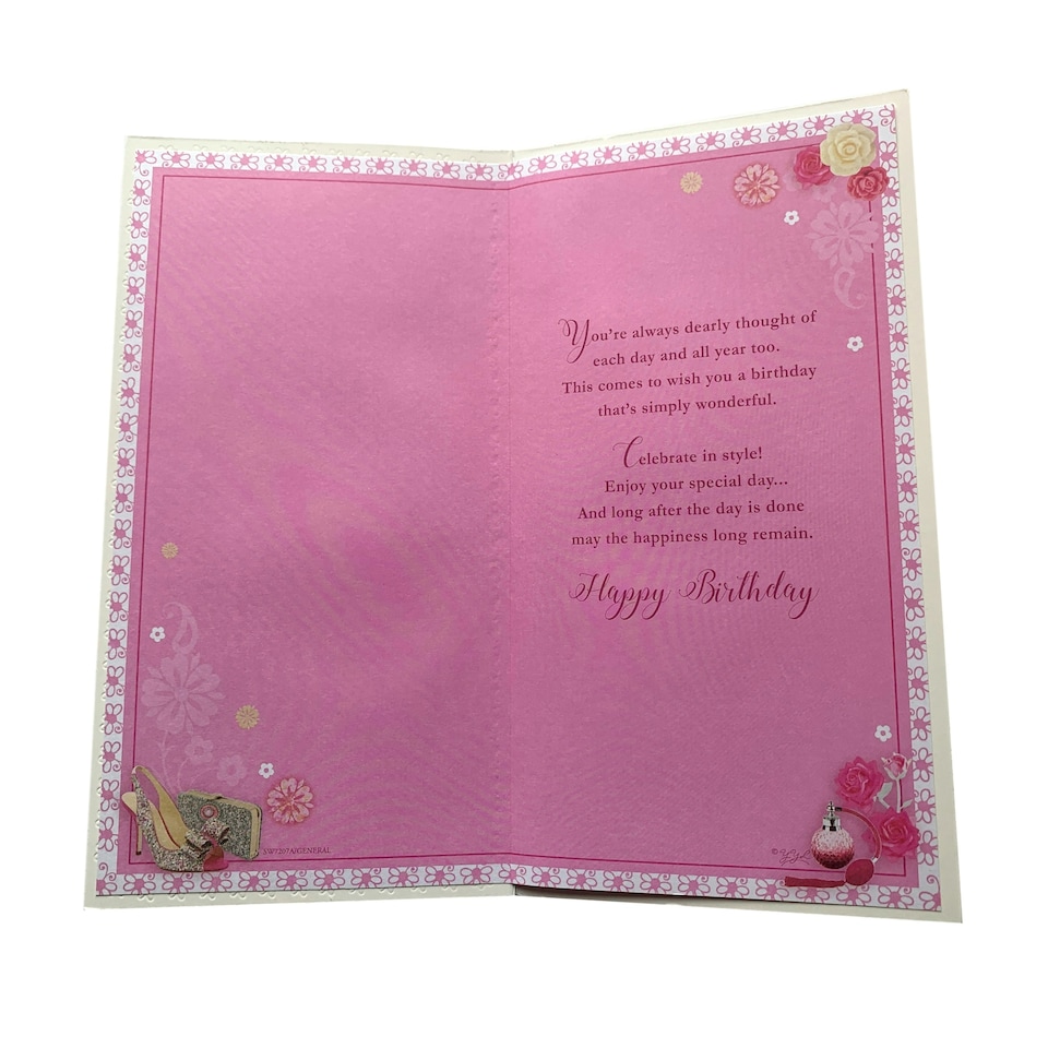 image 1 of Happy Birthday Sister-In-Law Soft Whispers Card