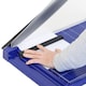 image 3 of Professional Grade A3 Guillotine With Safety Guard - Blue