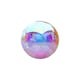 image 1 of Shiny Iridescent Mirror PVC Giant Balloon 60cm Multi