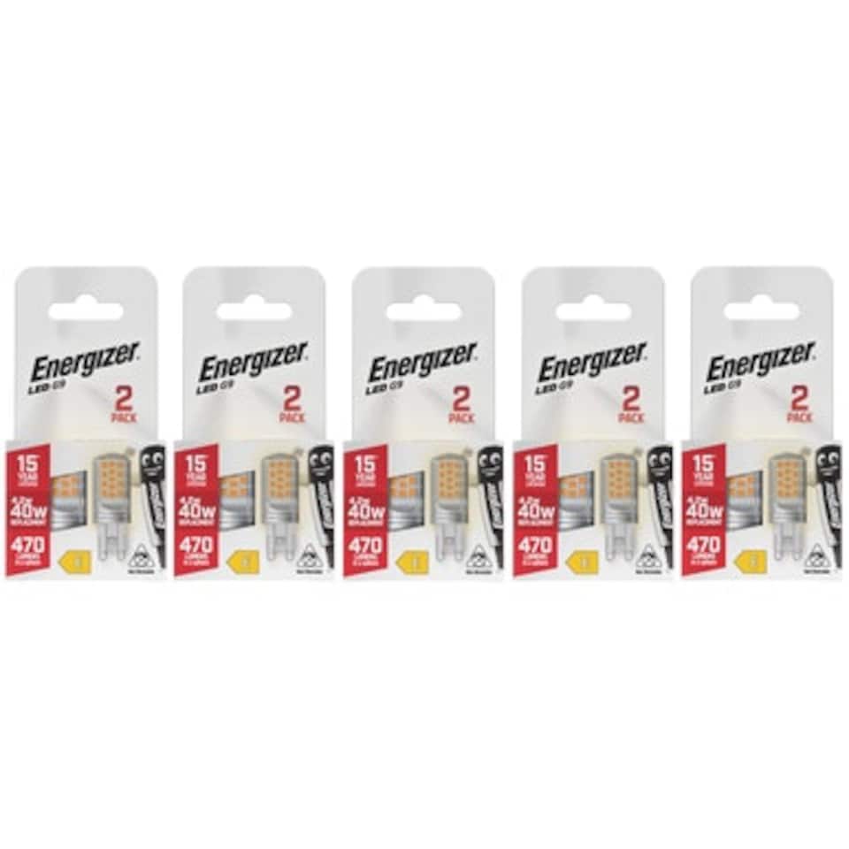 image 1 of Energizer LED G9 470lm 4.2W 4000K (Cool White) Light Bulb - Pack of 10