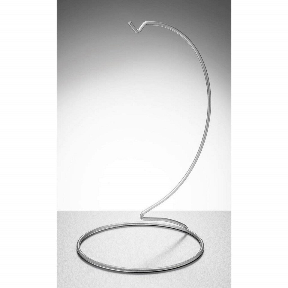 Sienna Glass Display Stand Large Silver