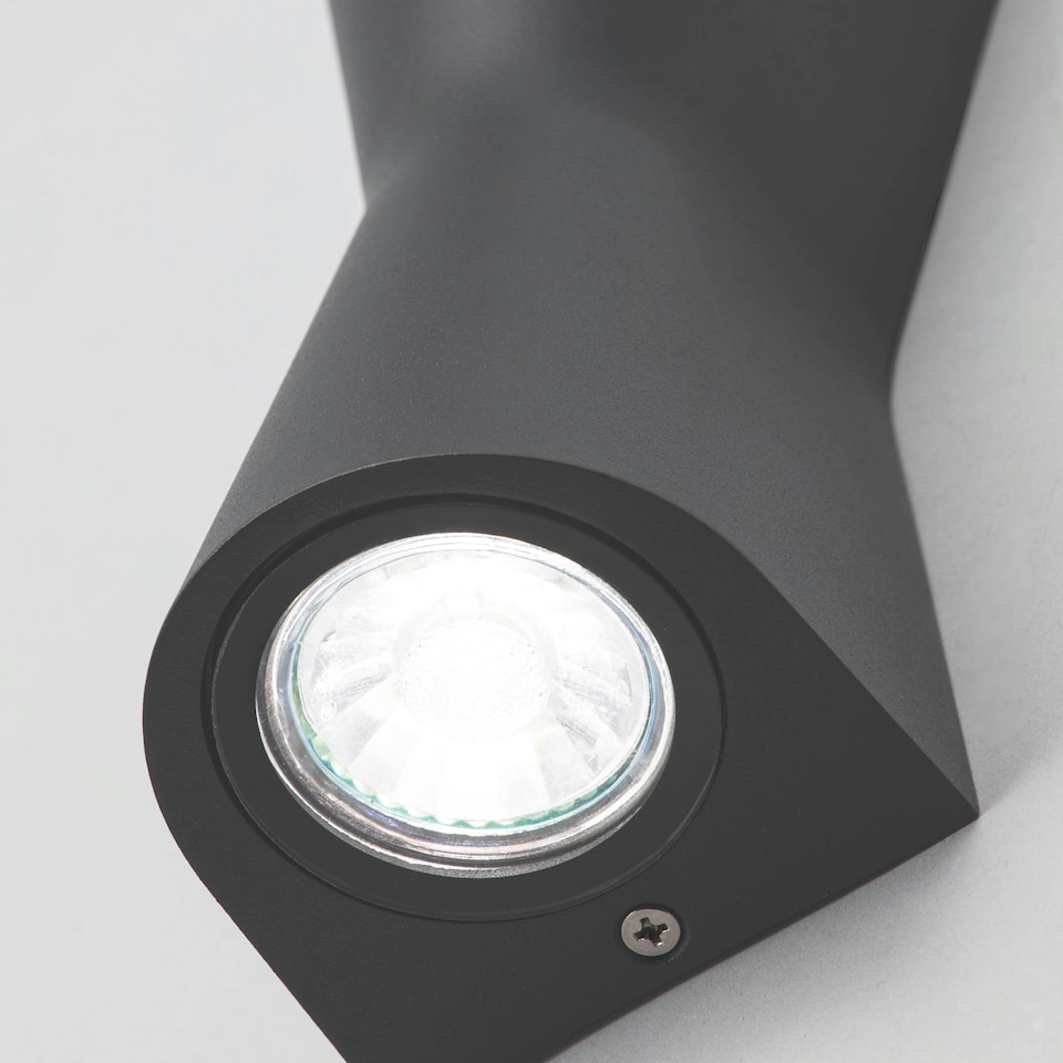 image 1 of BHS Melby Outdoor Wall Light, Dark Grey
