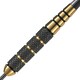 image 2 of Harrows Voodoo Brass Steel Tip Darts Set 19g, 21g, 23g, 25g & 27g - Includes Speedline shafts, Marathon Gold Flights & Travel Case, (21g)