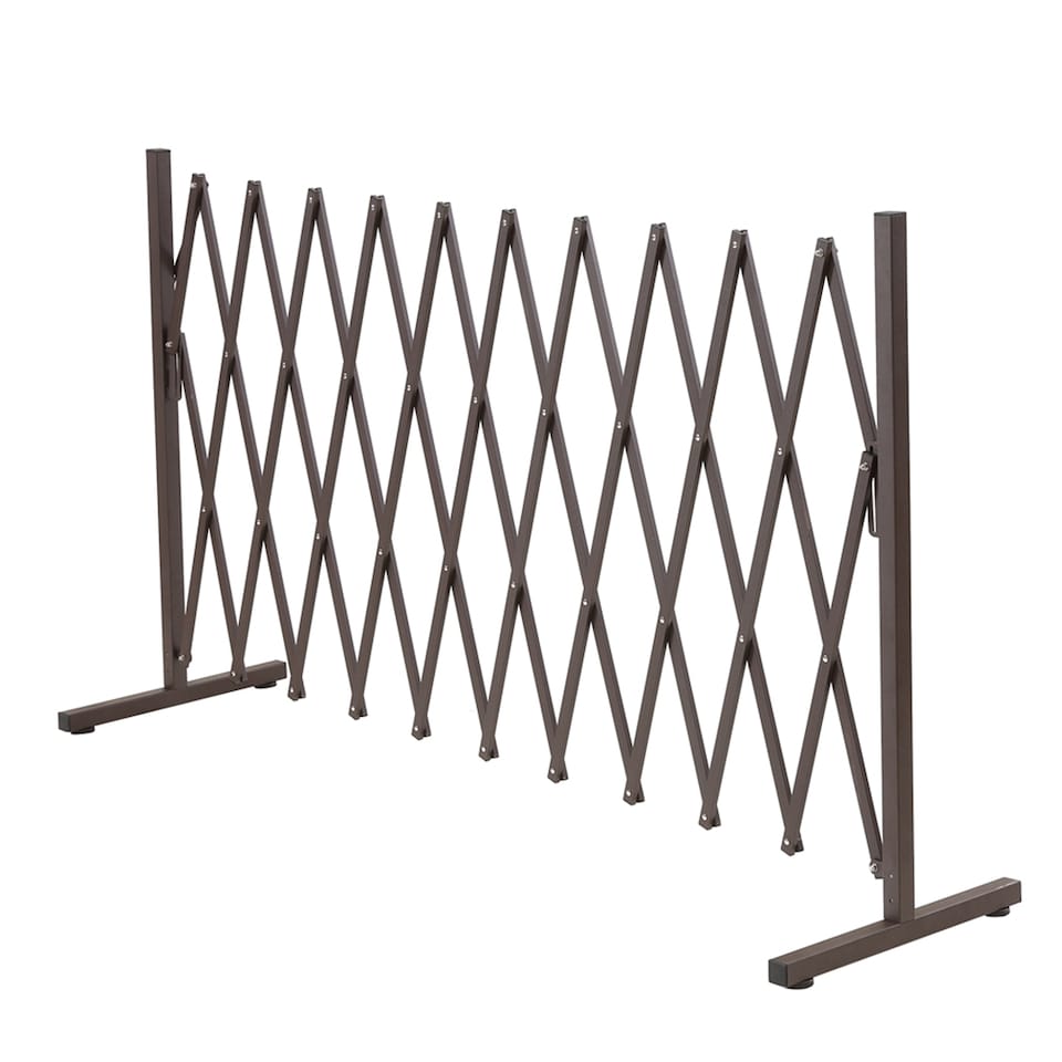 image 1 of Security Gate Pet Baby Metal Barrier Garden Indoor Outdoor Expandable  3.3M