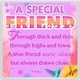 image 2 of A Special Friend Sentimental Fridge Magnet Christmas, Birthday Gift