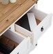 image 5 of Corona Sideboard White 3 Door 3 Drawer Mexican Solid Pine Wood