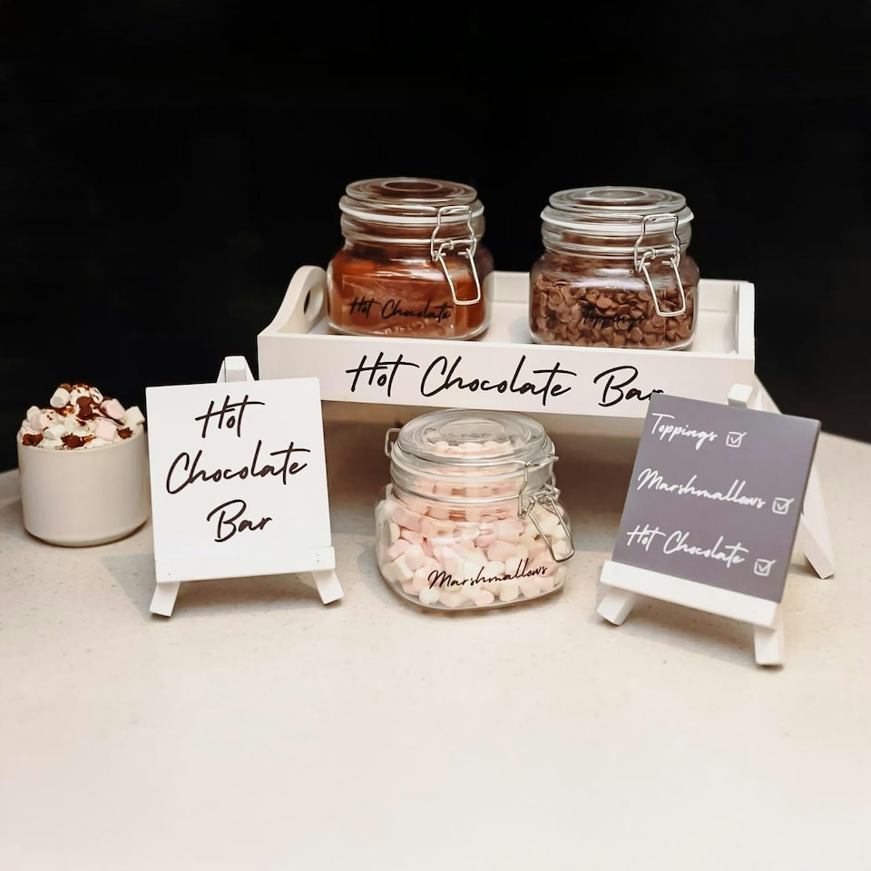image 1 of Marco Paul Hot Chocolate Station Set 6pc