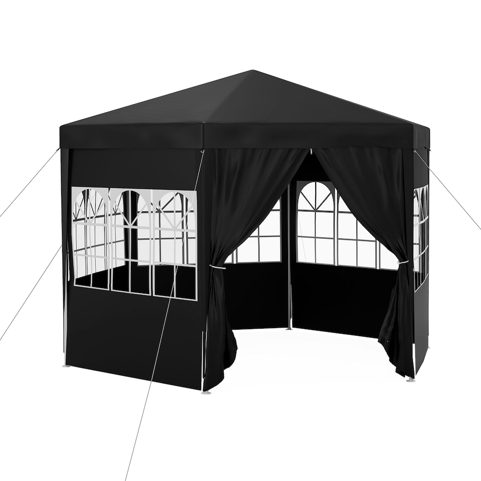 image 1 of Outsunny 3.9m Outdoor Gazebo Canopy with 6 Side Walls