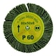 image 3 of 60 Grit Flap Wheel Disc Shaft Mounted Abrasive Sanding Drill 80mm X 50mm
