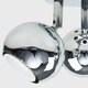 image 1 of ValueLights Retro Eyeball Polished Silver Spotlight and GU10 Spotlight LED 5W Warm White 3000K Bulb