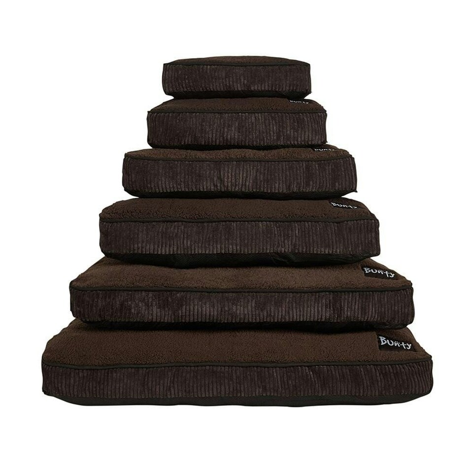 image 1 of Brown Dog Bed - Small To XL Sizes - Fleece - Bunty Snooze Brown | S