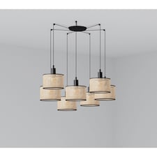 Mambo Cluster Pendant Ceiling Light Beige, E27