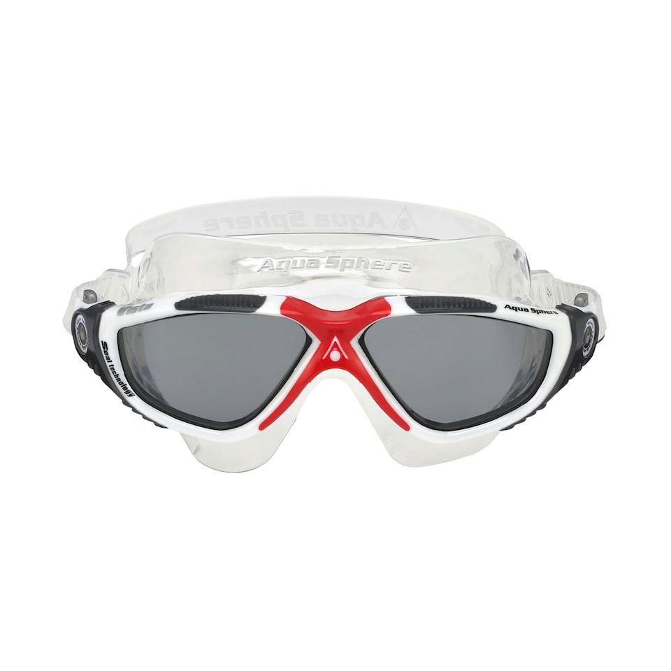 AQUASPHERE VISTA GOGGLES - WHITE/GREY/SMOKE LENS (197-680) -  Cartasport  - AQVW-1