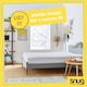 image 3 of Snug Just Right Mattress Topper White | King