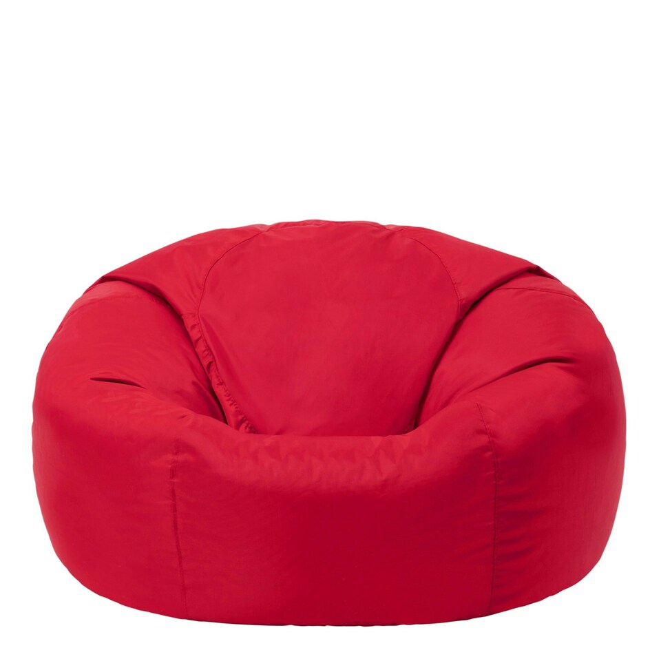 image 1 of icon Classic Indoor Outdoor Bean Bag Red Bean Bag Chair Red | Red