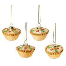 Sass & Belle Christmas Mini Baubles Set of 4 Mince Pies