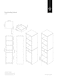 image 4 of Orsina Practical Design Oak Effect Floor Standing Cabinet, Stylish Display Cabinet, Slim Design Storage Unit