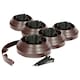 image 1 of Harbour Housewares Flexible Plastic Lawn Edging - 100m x 4cm - Brown