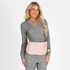 image 1 of OHS 1L Extra Long Hot Water Bottle & Soft Winter Warm Faux Fur Cover Body Wrap - Blush Pink
