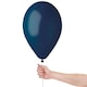 image 2 of Navy Dark Blue Bio Latex Balloons 33cm / 13 in - Pack of 10