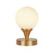 image 2 of RECHARGEABLE WHITE OPAL GLASS TL Gold