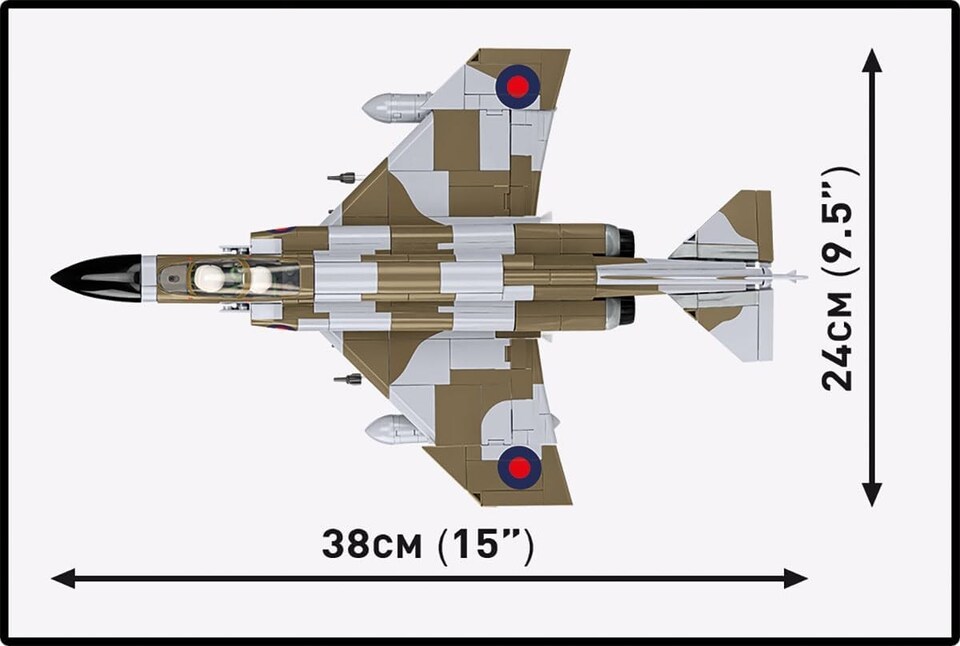 image 1 of Cobi Armed Forces  F4F Phantom II RAF 728 pcs