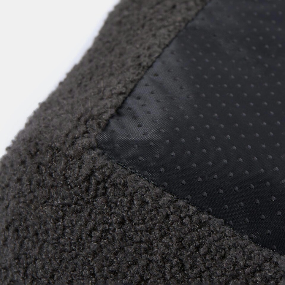 image 1 of OHS Washable Plush Fleece Pet Dog Chair Sofa Bed, Medium - Charcoal