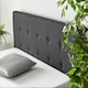 image 9 of End Lift Ottoman Storage Bed Single, Black Linen