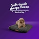 image 3 of Paws for Slumber Sherpa Pet Bed Cover, Charcoal, Small