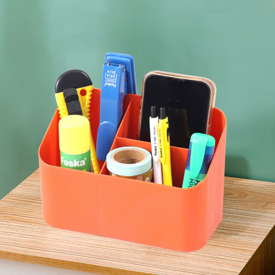 image 1 of Storage Box With 3 Compartments
