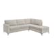 image 1 of Roma 4 Seater Fabric Corner Sofa | Cream | Beige | Three Seater