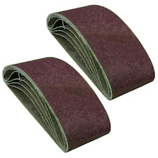 457mm x 75mm Mixed Grit Durable Abrasive Sanding Power File Belts Sander 10pk
