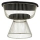 image 3 of Interiors by Premier Black Velvet and Silver Frame Chair Black