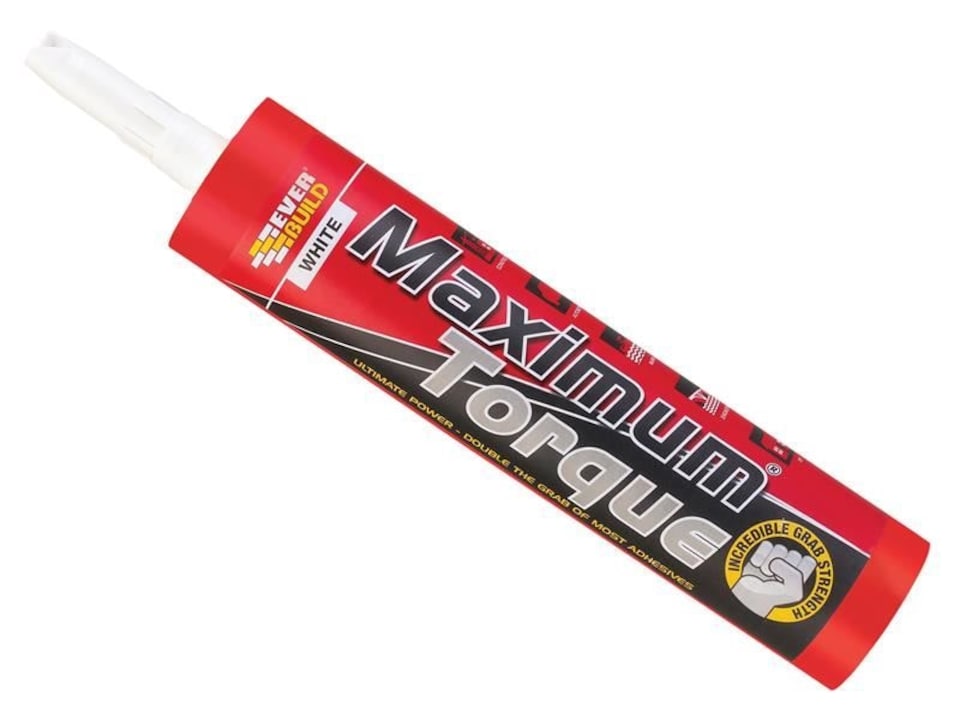 Everbuild Sika - Maximum Torque Adhesive White 290ml