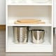 image 9 of HOMCOM Bar Table Coffee Table Kitchen Dining Table with 4-Tier Shelf Natural