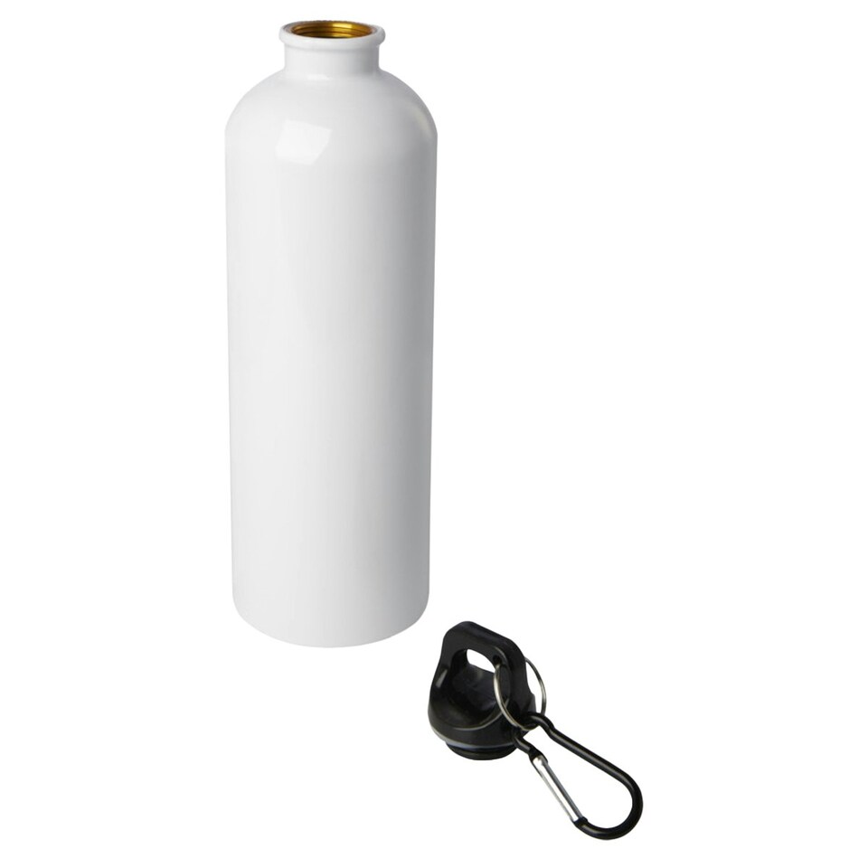 image 1 of Floso Oregon Stainless Steel Single Wall 750ml Water Bottle - White - One Size