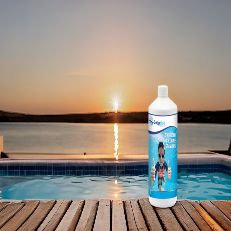 image 1 of Deep Blue Professional - Stabilised Chlorine Granules 1kg Rapid dissolve Neutral PH