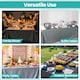 image 8 of Rectangle Wipe Clean Table Cloth, Polyester Table Cover - 52x70 Inch