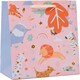 image 1 of Cute Animals Design Medium Gift Bag for Baby Girl Multi