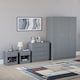image 4 of Vida Designs Riano 4 Piece Bedroom Set (1 Drawer Bedside Chest, 4 Drawer Chest, 3 Door Wardrobe), Grey (6)