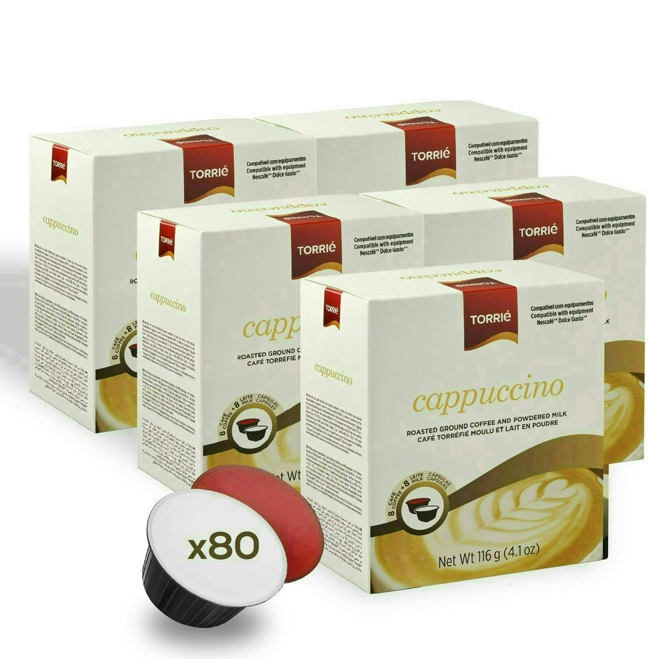 image 1 of Cappuccino - Dolce Gusto ® Compatible Milky Coffee Capsules (80 Pods)
