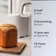 image 2 of Daewoo 2lb Digital Bread Maker with 11 Programs, 700/900g Loaf & LCD Timer