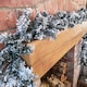 image 1 of 9ft (2.7m) Christmas Snow Flocked Woodcote Fir Garland