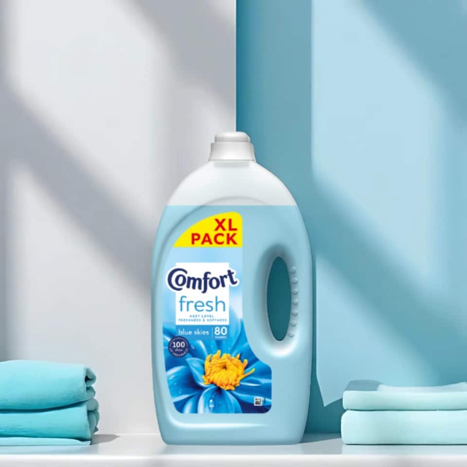 image 1 of Comfort Fabric Conditioner Blue Skies 2.4L 80 Washes | Blue | 2 - Blue | 160 Washes | 2