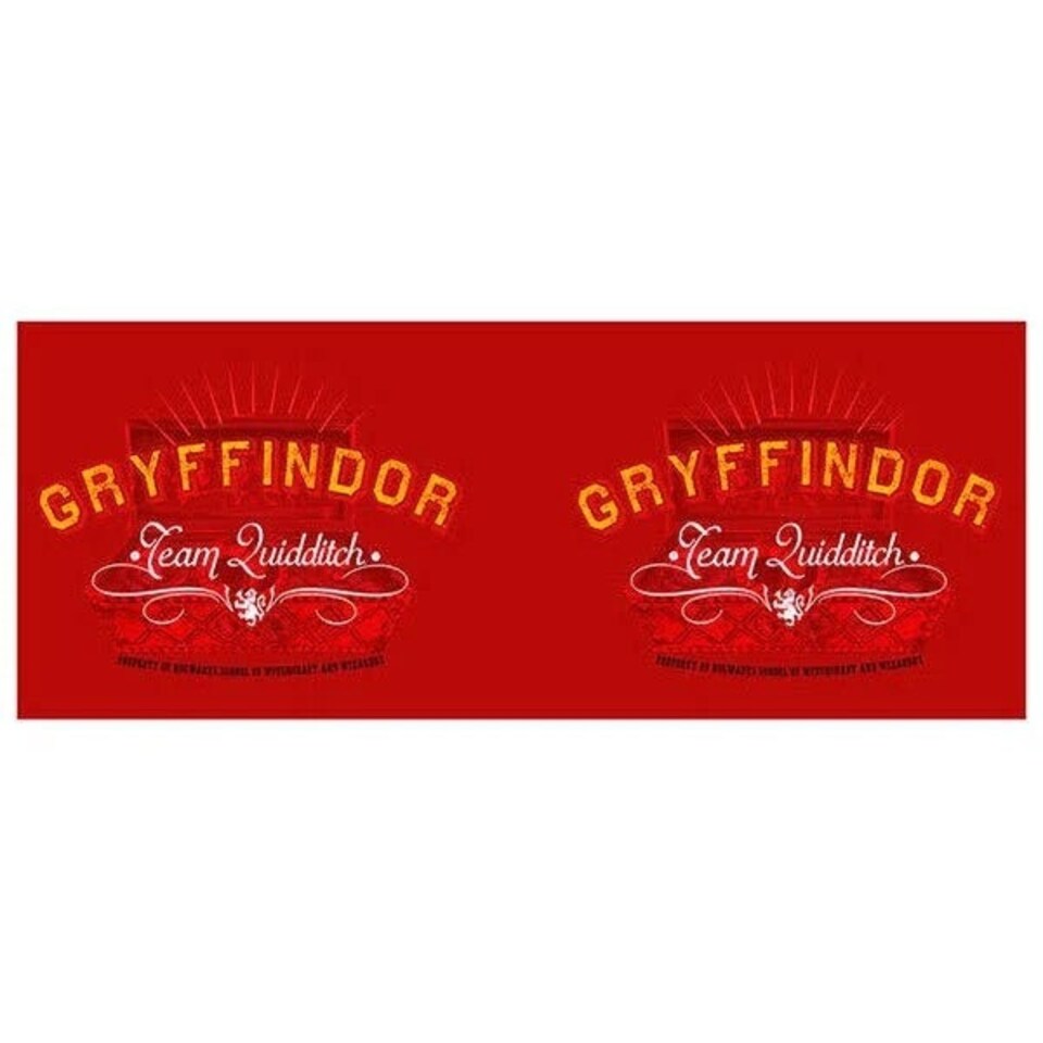 image 1 of Harry Potter Gryffindor Quidditch 300ml Mug - Red/White/Yellow - One Size