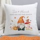 image 2 of Personalised Autumn Gonk Cushion | White