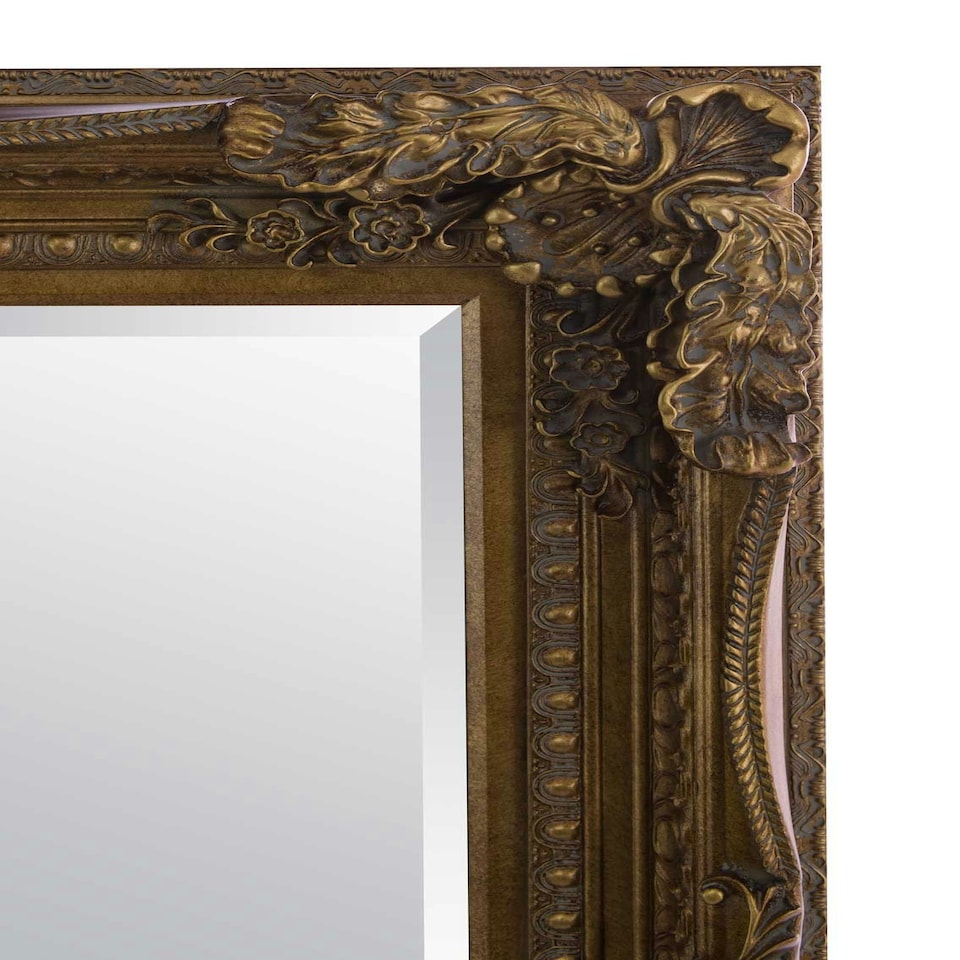 image 1 of Carved Louis Gold Extra Large Wall Mirror 208 x 148CM Gold