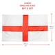 image 6 of Pack of 1 14 Piece England Set - Flags, Bunting, Headbands, Inflatables & Hats Red | One Size